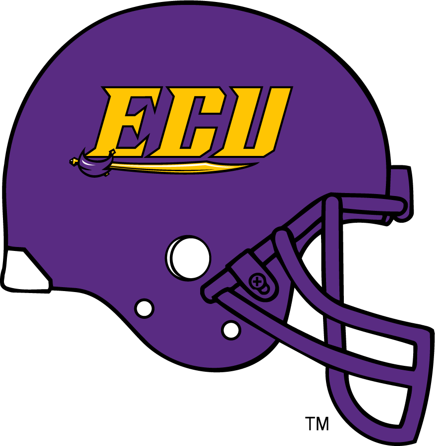 East Carolina Pirates 2006-2010 Helmet Logo iron on transfers for T-shirts
